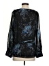 Waverly Grey 100% Polyester Black Long Sleeve Blouse Size S - photo 2
