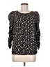 Max Studio 100% Polyester Black 3/4 Sleeve Top Size M (estimated) - photo 1