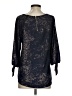 Papermoon 100% Polyester Black 3/4 Sleeve Blouse Size S - photo 2