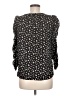 Max Studio 100% Polyester Black 3/4 Sleeve Top Size M (estimated) - photo 2