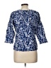 Westbound 100% Cotton Blue 3/4 Sleeve Blouse Size L (petite) - photo 2