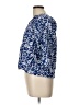 Westbound 100% Cotton Blue 3/4 Sleeve Blouse Size L (petite) - photo 5