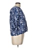 Westbound 100% Cotton Blue 3/4 Sleeve Blouse Size L (petite) - photo 4