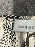 Avenue Animal Print Silver 3/4 Sleeve Blouse Size 18 Plus - photo 7