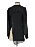 Zara Basic Polka Dots Black Long Sleeve Blouse Size XS - photo 2