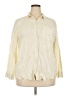 Universal Thread Stripes Ivory 3/4 Sleeve Button-Down Shirt Size XXL - photo 1