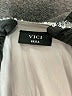 VICI 100% Polyester Metallic Silver Cocktail Dress Size S - photo 7