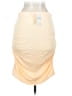 Sundry Solid Ivory Black Formal Skirt Size Med (2) - photo 2
