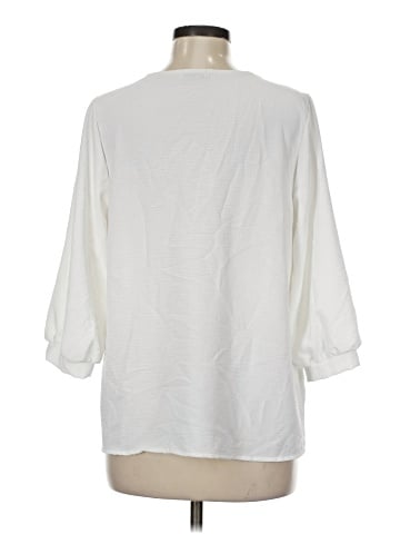Petite Assembly 3/4 Sleeve Blouse (view 2)