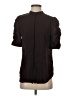 Laundry by Shelli Segal 100% Polyester Houndstooth Brown Black 3/4 Sleeve Blouse Size XS - photo 1