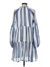 Oliphant Checkered-gingham Blue Casual Dress Size M - photo 2