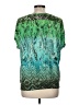 The Limited Green Short Sleeve Blouse Size M - photo 2
