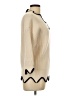 JOA Chevron-herringbone Ivory Pullover Sweater Size L - photo 4