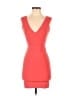 BCBGMAXAZRIA Solid Red Cocktail Dress Size S - photo 1