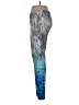 Pink Lotus Graphic Blue Leggings Size L - photo 5