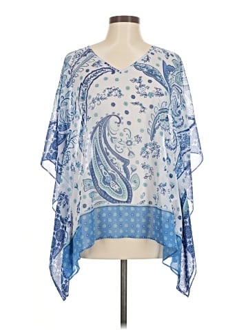 Susan Graver 3/4 Sleeve Blouse (view 1)
