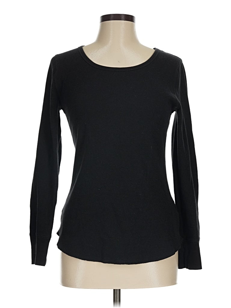 Pre-owned Old Navy Long Sleeve T-shirt In Black