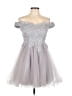 Assorted Brands 100% Nylon Silver Cocktail Dress Size M - photo 1
