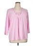 Susan Graver Pink 3/4 Sleeve Blouse Size XL - photo 1