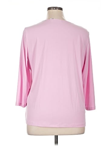 Susan Graver 3/4 Sleeve Blouse (view 2)