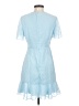 Shein 100% Polyester Blue Casual Dress Size 4 - photo 2