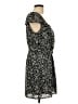 Altar'd State 100% Polyester Print Black Casual Dress Size L - photo 4