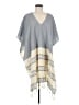 Tribe Alive 100% Cotton Gray Poncho One size - photo 1