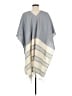 Tribe Alive 100% Cotton Gray Poncho One size - photo 2