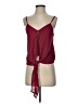Shein Burgundy Sleeveless Blouse Size 4 - photo 1