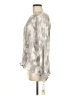Calvin Klein 100% Polyester Silver Long Sleeve Blouse Size M - photo 5