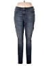 Signature Solid Blue Jeans Size 14 - photo 1