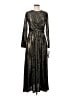 MSK Metallic Gold Cocktail Dress Size M - photo 1