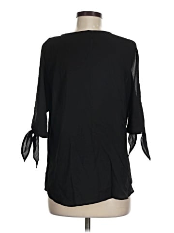 Lily White 3/4 Sleeve Blouse (view 2)