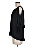 Lily White Black 3/4 Sleeve Blouse Size M - photo 5