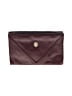 Assorted Brands 100% Leather Burgundy Leather Clutch One size - photo 1