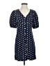 Gap 100% Rayon Polka Dots Blue Casual Dress Size S - photo 1