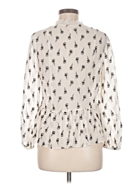 Rebecca Taylor Long Sleeve Silk Top (view 2)