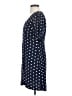 Gap 100% Rayon Polka Dots Blue Casual Dress Size S - photo 5