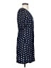 Gap 100% Rayon Polka Dots Blue Casual Dress Size S - photo 4