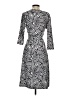 Unbranded Print Gray Casual Dress Size S (estimated) - photo 2