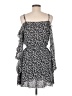 Intermix 100% Silk Animal Print Gray Casual Dress Size M - photo 2