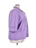 Blair Polka Dots Purple 3/4 Sleeve Button-Down Shirt Size 3X (estimated) - photo 4