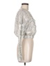 Zara Silver Long Sleeve Top Size M - photo 4