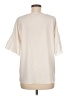 Ann Taylor 100% Polyester Ivory Short Sleeve Blouse Size M - photo 2
