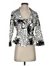 Samuel Dong Silver 3/4 Sleeve Blouse Size S - photo 1