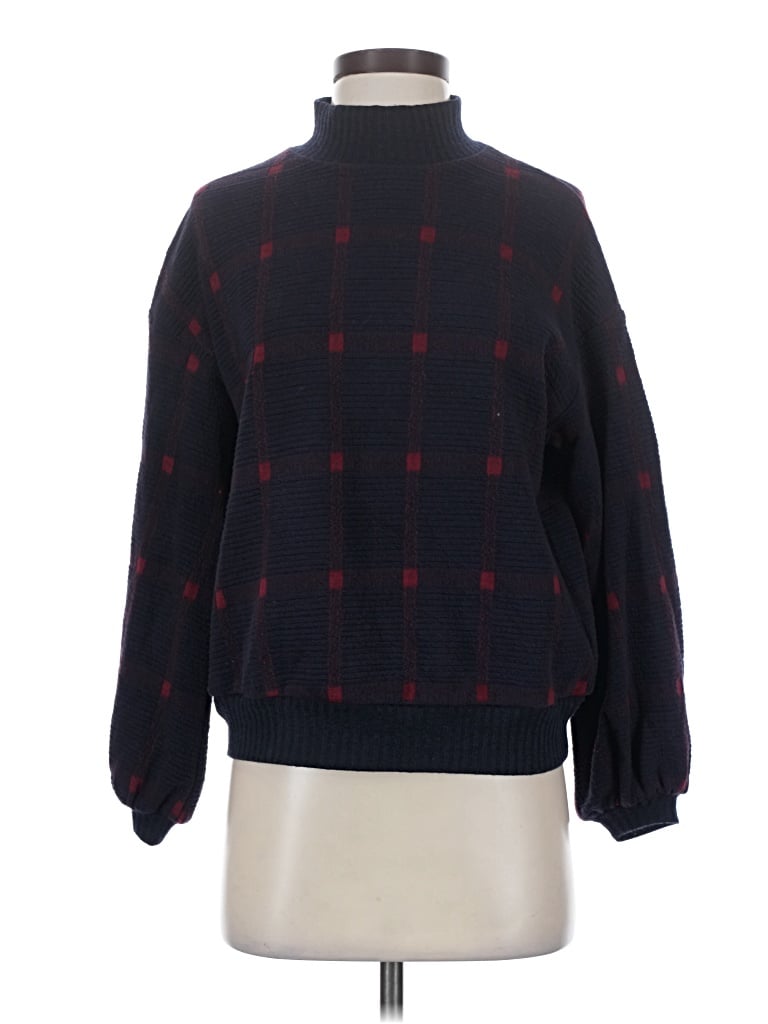 Pre-owned Porridge Turtleneck Sweater In Blue