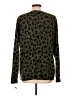 Lord & Taylor Animal Print Green Pullover Sweater Size L (estimated) - photo 2