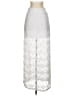 Solitaire Swim Solid White Silver Formal Skirt Size S - photo 1
