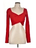 Express Red Long Sleeve Top Size L - photo 1