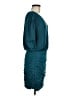 Ramy Brook 100% Polyester Solid Teal Cocktail Dress Size 8 - photo 4